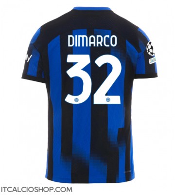 Inter Milan Federico Dimarco #32 Prima Maglia 2023-24 Manica Corta